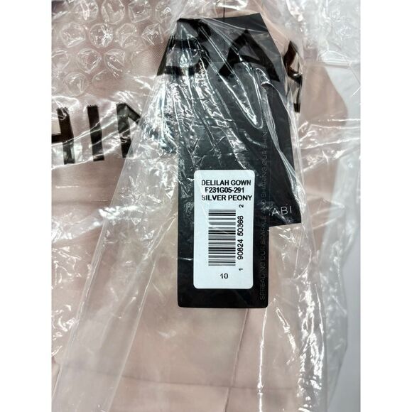 Sachin & Babi NEW Delilah Crystal Embellished Gown in Silver Peony $1,095 Sz 10‎ - Picture 11 of 13